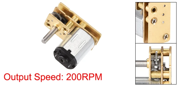 Uxcell Шестерни мотор U-тип инверсии N20 DC6V 10/60/100/200/500/520/1060 об/мин 3 мм вал Dia. Скорость снижение Шестерни редуктор скорости для чайника