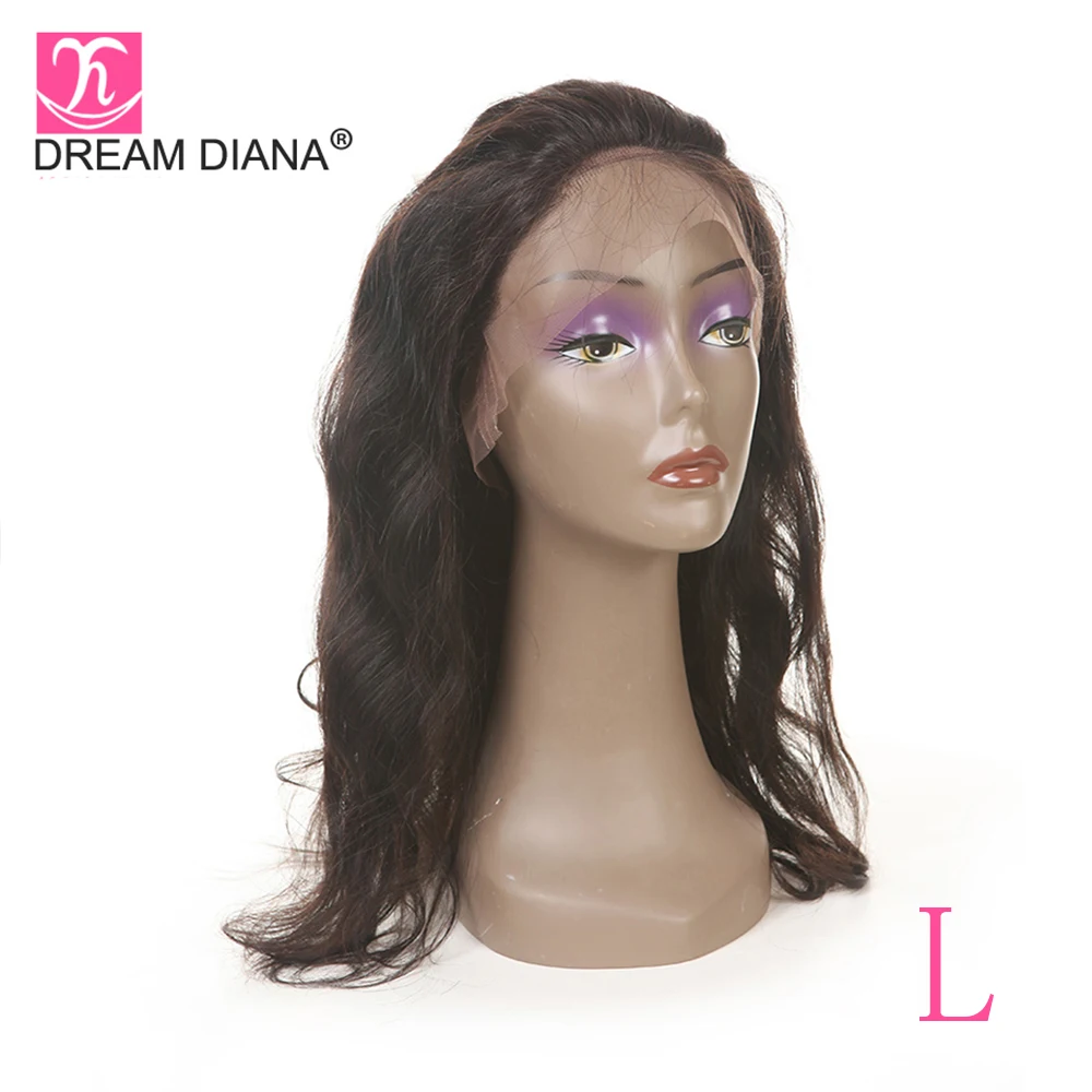 DreamDiana Brazilian Body Wave 360 Lace Frontal With Bundles 22"4"2"1B 12-26L Remy Weave 3 Bundles With 360 Lace Frontal Closure