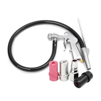 

Abrasive Air Sand Blasting Gun kit 1 Ceramic Nozzle 1 Steel Nozzle 1 Sand Suction Pipe Industrial Sandblaster Gun