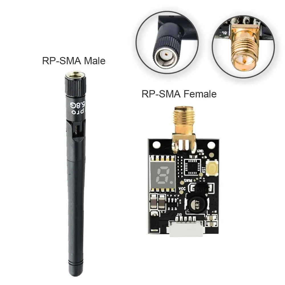 AKK X1 AKK X1 40CH 25mW 200mW 600mW переключаемый FPV передатчик с кнопкой и цифровым дисплеем - Цвет: AKK X1