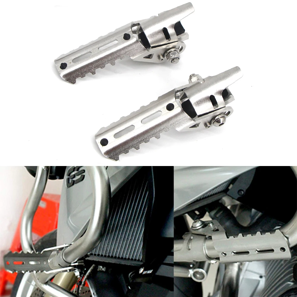 

Motorcycle Highway Front Foot Pegs Folding Footrests Clamps 22-25mm For BMW R1250GS adventure LC R 1250 R1250 GS adv 2019 2020