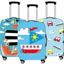 Аксессуары для путешествий простой Kawaii чемодан защитный чехол водонепроницаемый утолщенный эластичный пылезащитный чемодан сундук Чехол