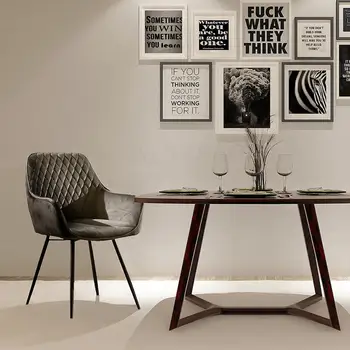 

Nordic Restaurant Chair Light Luxury Dining Chair Home Simple Stool Back Dining Chair Makeup Chair Net Red Fabric Leisure