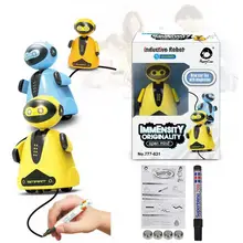 

Line Follower Robot Induction Educational Inductive Toys Car Diy Magic Pen Penguin Pig Follow Line You Draw Xmas Gifts Kids Toy