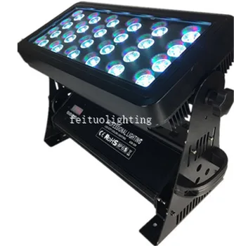 

E-1x with fly case 24x12w battery wireless wifi led wall washer led city color rgbwa+uv 6in1 outdoor IP65