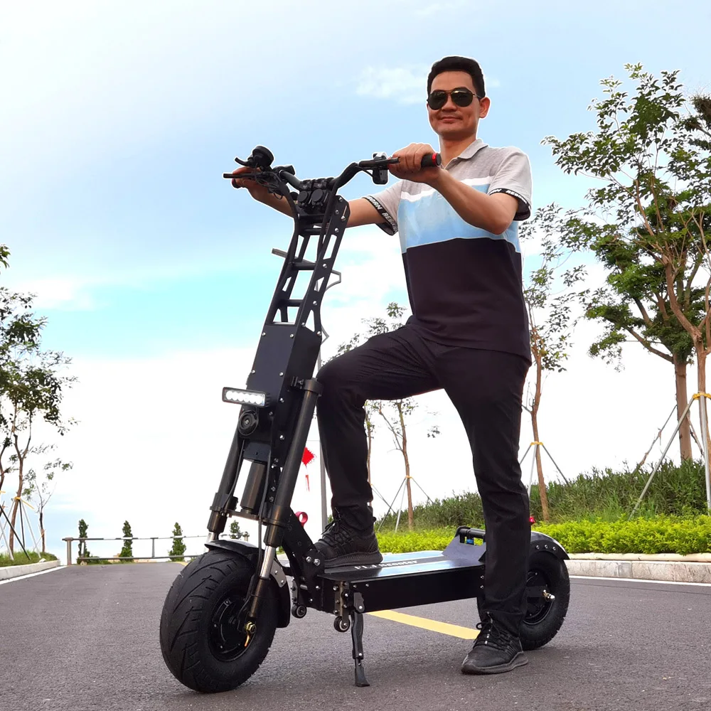 US $2.579.19 FLJ K6 13inch Wheels E Scooter with 6000W60V 85kmh 90120kms range Dual Engine Fat tire Electric Scooter