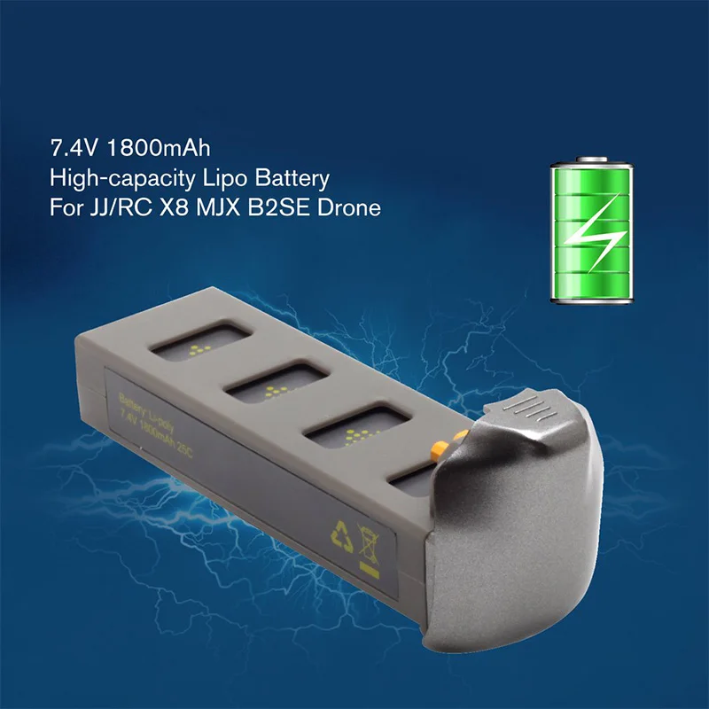 IG-7.4V 1800 мАч литиевая батарея для Mjx B2Se D80 Gps антенна четыре оси самолета запасные части Дрон литиевая батарея