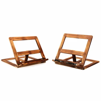 

Cookbook Document Bookends Desktop Bracket Out Book Stand Retro Adjustable Reading Rest Holder