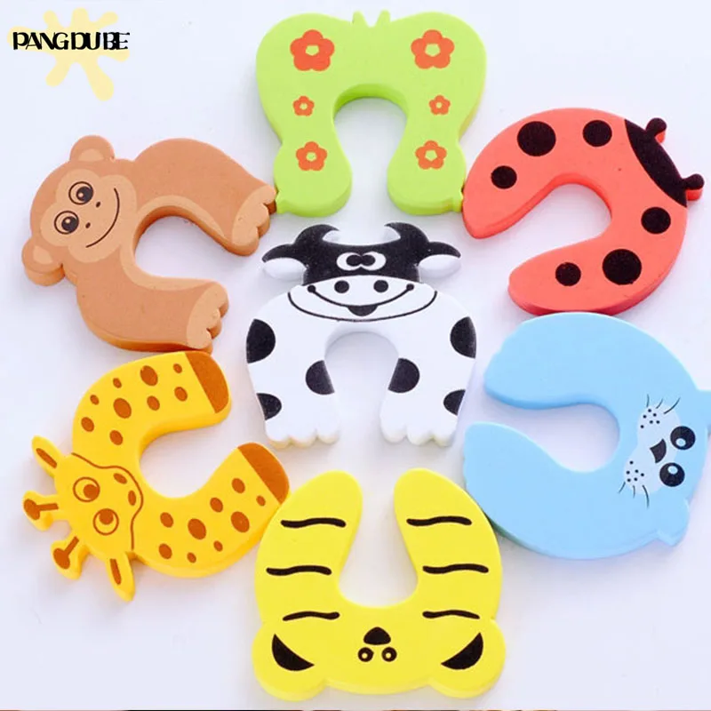 Child Safety Lock Door Stopper Door Holder Cabinet Drawer Latch Baby Proofing Home Protection Kids Security Device