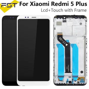 

For Xiaomi Redmi 5 Plus LCD Screen Tested LCD Display+Touch Screen Assembly With Frame+Tools for Xiaomi Redmi5 Plus 5.99inch
