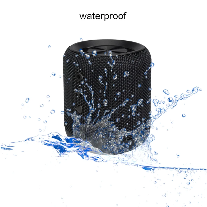 Портативный беспроводной Bluetooth мини динамик водонепроницаемый Bluetooth бас колонка с громким стерео звуком для дома и на открытом воздухе EY211