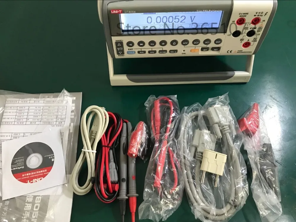UT805N настольный цифровой мультиметр напряжение постоянного тока(в) 1000 В напряжение переменного тока(в) 750 В