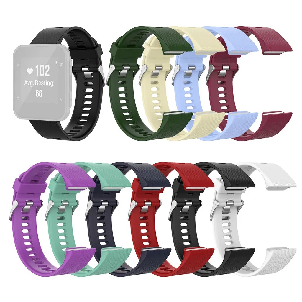 35 Strap for Garmin forerunner35/ for forerunner30 Soft Silicone Watch Band Wrist Strap for
