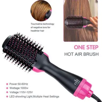 

Two-In-One Hair Comb Infrared Negative Ion Hot Air Combing Straight Dual-Purpose Hair Dryer Modeling Comb