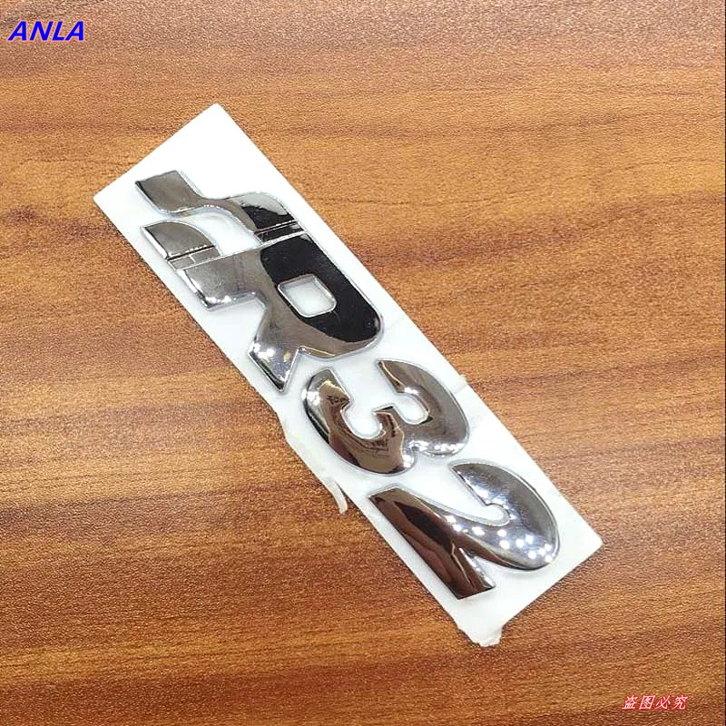 1 шт. 3D Znic сплав Материал R32 R36 письмо Автомобильная эмблема задний декоративная