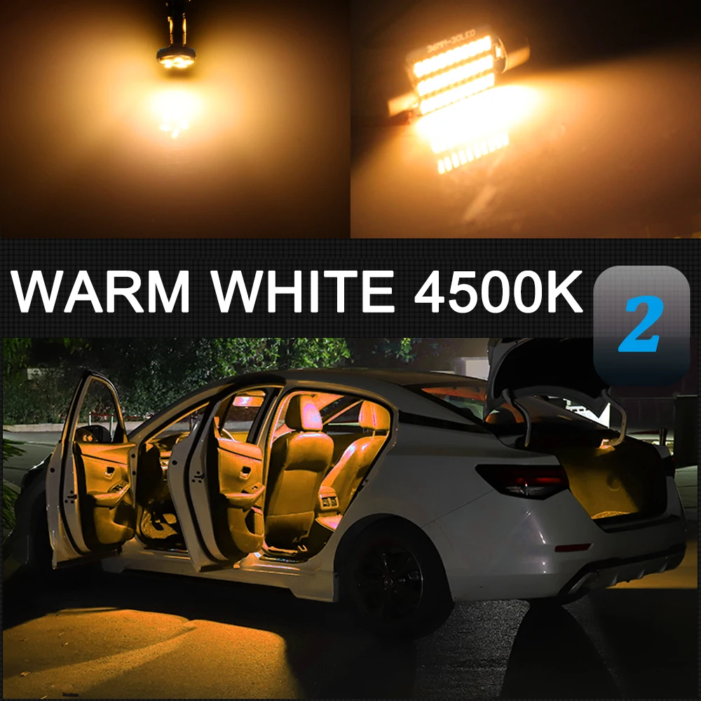 C4 Busled Interior Light Bulb Kit For Citroen & Peugeot - Canbus