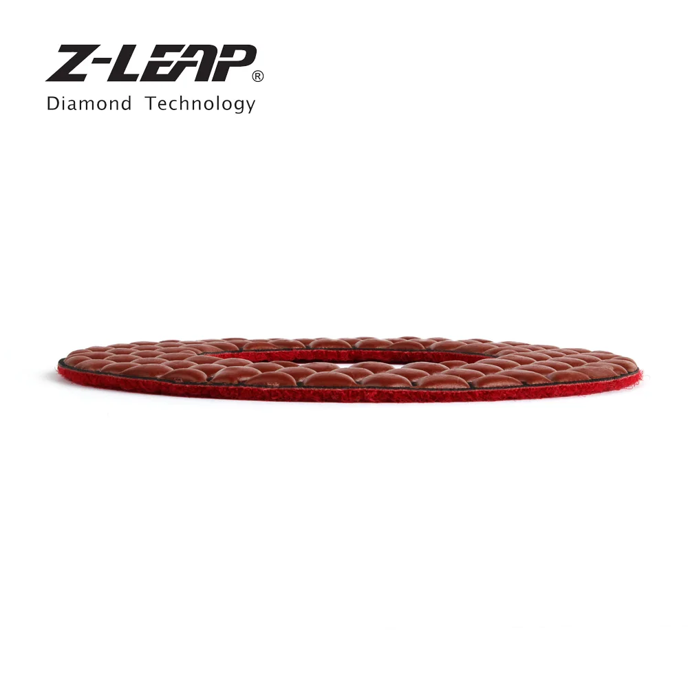 Z-LEAP " 2 шт./компл. Алмазный Полировочный диск колодки Гранит Мрамор Бетон шлифовальный диск 2 мм Толщина шлифовальный диск сухой Применение инструмент для полирования