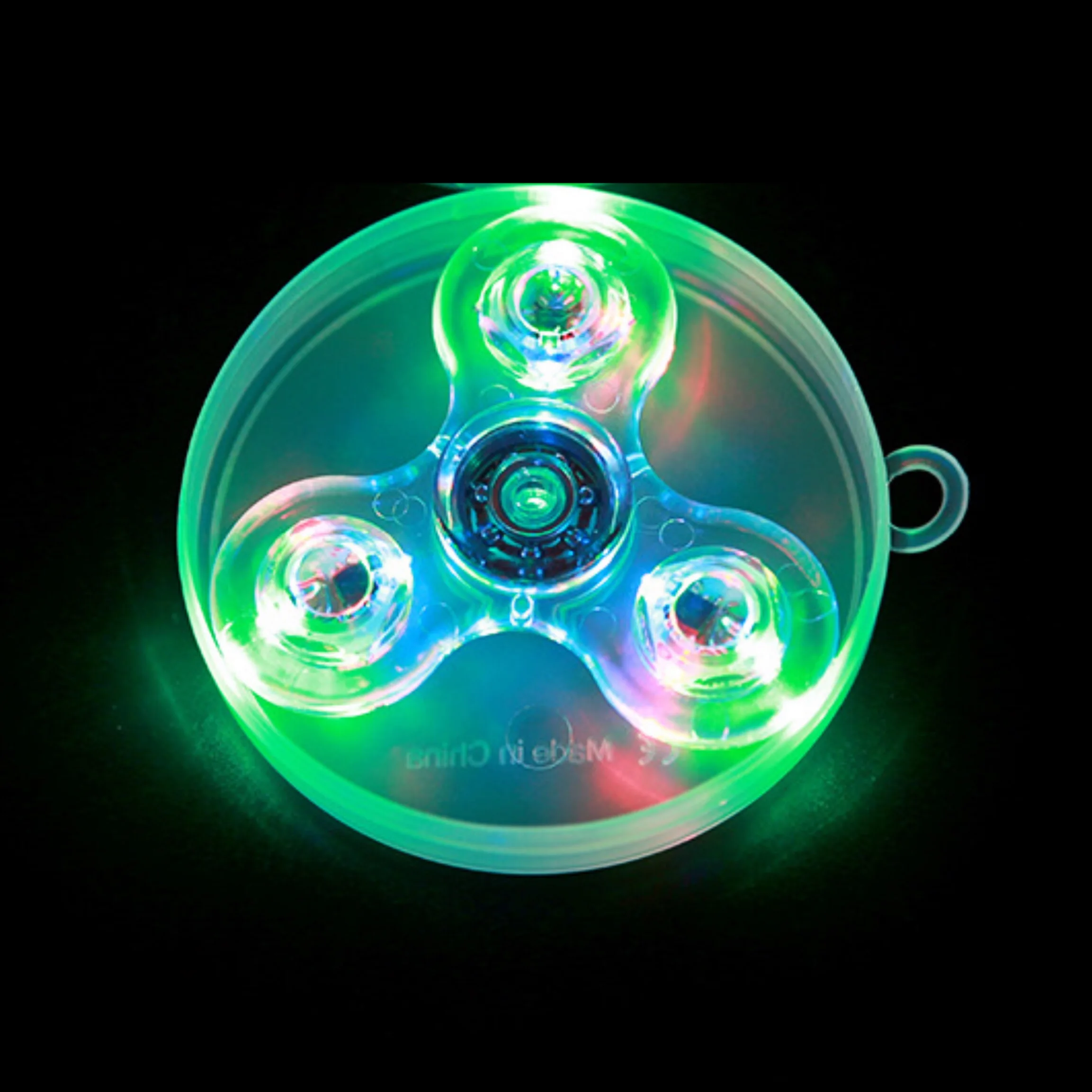 Светящийся светодиодный Спиннер прозрачный СВЕТОДИОДНЫЙ светильник вспышка