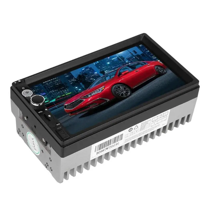 7 дюймов 2 Din Android 9,0 4 ядра автомобильная стереосистема Bluetooth gps WI-FI MP5 плеер