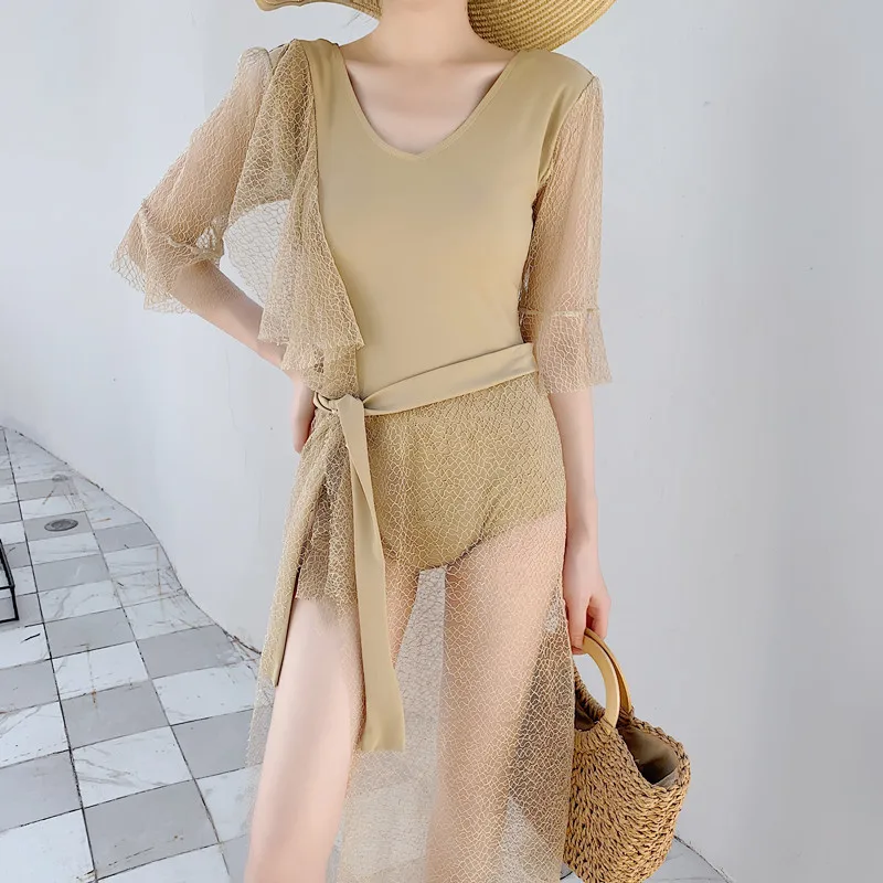 One Piece Swimsuit Swimwear Women 2019 One-Piece For Full Bikini Lady's Swim Wear White Push Up With Swimsuits Skirt Ins Hot One Piece Swimsuit Swimwear Women 2019 One-Piece For Full Bikini Lady's Swim Wear White Push Up With Swimsuits Skirt Ins Hot