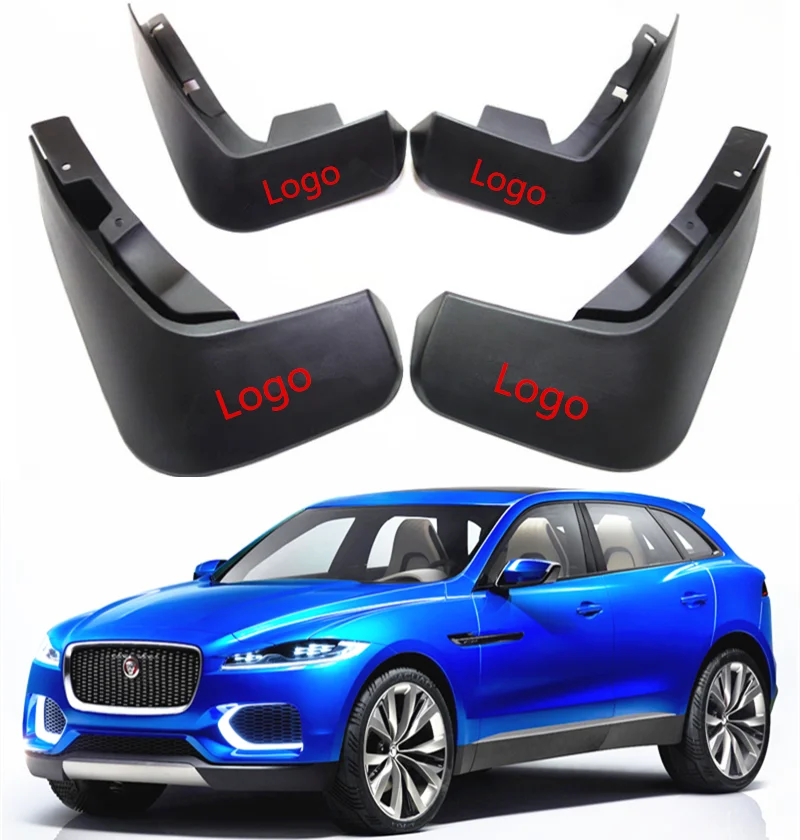 4 шт. Брызговики автомобильные передние и задние брызговики для JAGUAR F-PACE брызговики автомобиля арок
