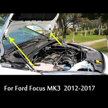 

For Ford Focus MK3 Refit Hood Engine Cover Hydraulic Rod Strut Spring Lift Support Shock Bracket Bars Car styling 2012-2017