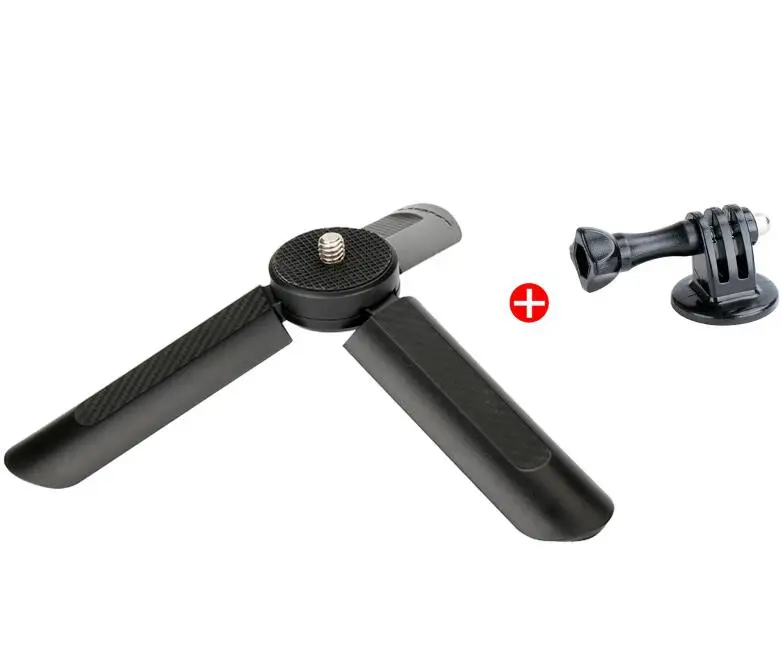 With Gopro Adapter Мини-штатив Ulanzi для телефона, смартфона, видео, штатив с ручкой для DJI Osmo, карманный карданный стабилизатор для Gopro 7 6 5 4 Zhiyun Smooth 4 - Цвет: With Gopro Adapter