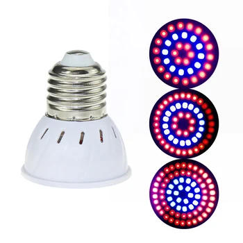 

3W/4W/5W Plant Light Bulb Grow Lamp 220V E27/GU10/MR16 Led Grow Light Bulb Full Spectrum SMD2835 for Hydroponic Indoor Garden