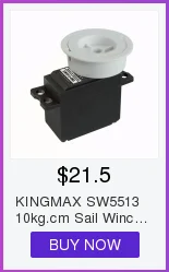 KINGMAX SW22HV 68g 22kg. cm цифровые металлические шестерни парус сервопривод лебедки От 1 до 7 лет программируемые двойные шариковые подшипники водонепроницаемый для RC скидка 20