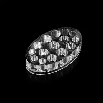 

Tattoo Cup Ink 15 Holes Tattoo Permanent Makeup Transparent Home Use for Professional