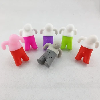 

Silicone Tea Infuser Funny Human Bath Shape Tea Strainer Herbal Tea Bag Reusable Coffee Filter Diffuser Tea Accessories