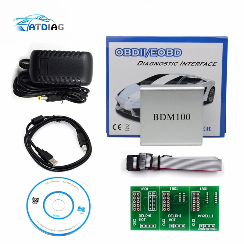 V1255 BDM100 универсальный автомобильный диагностический инструмент Авто ECU Reader/Flasher сканирующее устройство BDM 100 V1255 OBDII/EOBD ECU чип Тюнинг инструмент