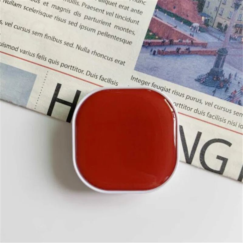 car cup phone holder Simple Colorful Square Mobile Phone Expanding Stand Holder Grip Mount Socket Fold Smartphones Pocket Desktop Bracket Phone Stand mobile holder for hand Holders & Stands