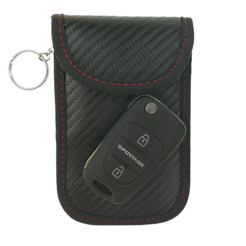 2 шт. RFID электромагнитный защитный чехол для ключа автомобиля чехол для блокировки сигнала телефона сумка для сигнала блокатор чехол Faraday клетка чехол для автомобиля без ключа