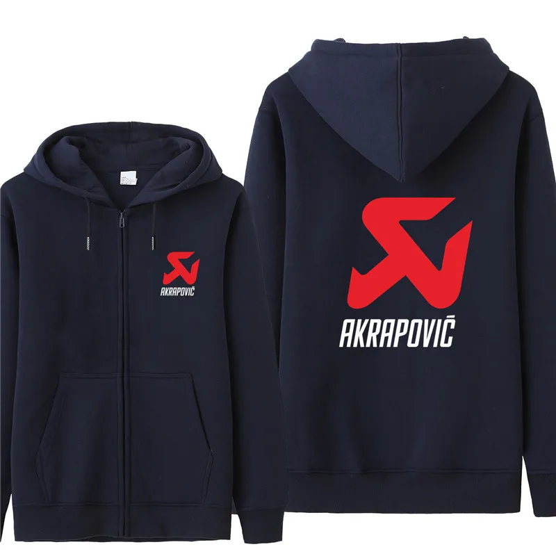 Осень Akrapovic толстовка с капюшоном мужская мода пальто пуловер флисовый пуловер унисекс человек akrapovic толстовки - Цвет: as picture