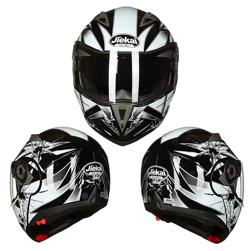 Jiekai Best Sales Modular Flip Helmet Motorcycle Helmet Motocicleta