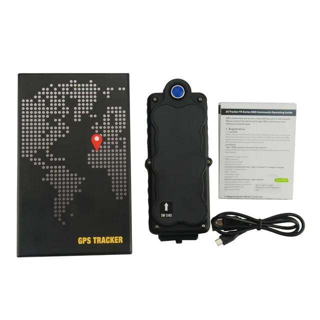 KINGNEED 10000 мАч большой аккумулятор Магнитный gps трекер TK10S Солнечный с магнитом для автомобилей gps+ GSM+ Wi-Fi позиционирование веб-/приложение - Цвет: tk10s with box