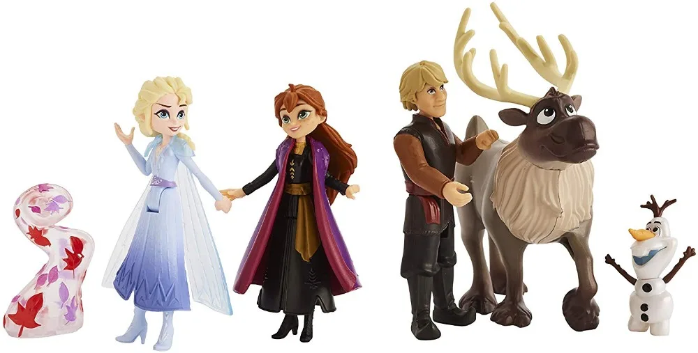 6 шт./компл. натуральная disney Frozen2 игрушка Эльзы и принцессы Анны из мультфильма «Холодное сердце кукла Олаф Кристоф Свен фигурка игрушки девочки подарок на год