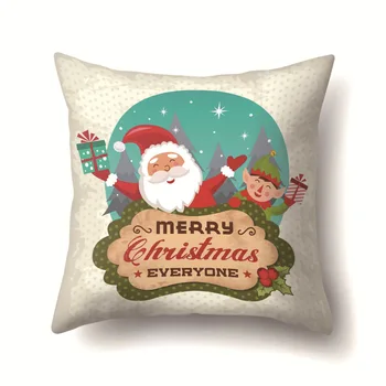 

New Style Pillow Northern European-Style Christmas Pillow Cover Home Cartoon Polyester Throw Pillow