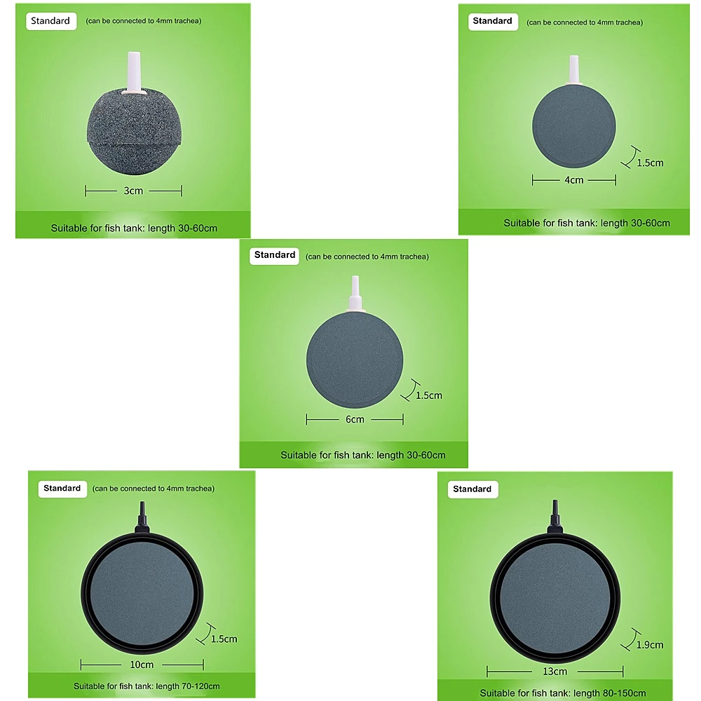 2 шт./лот аквариумный воздушный пузырь камень аэратор насос керамический