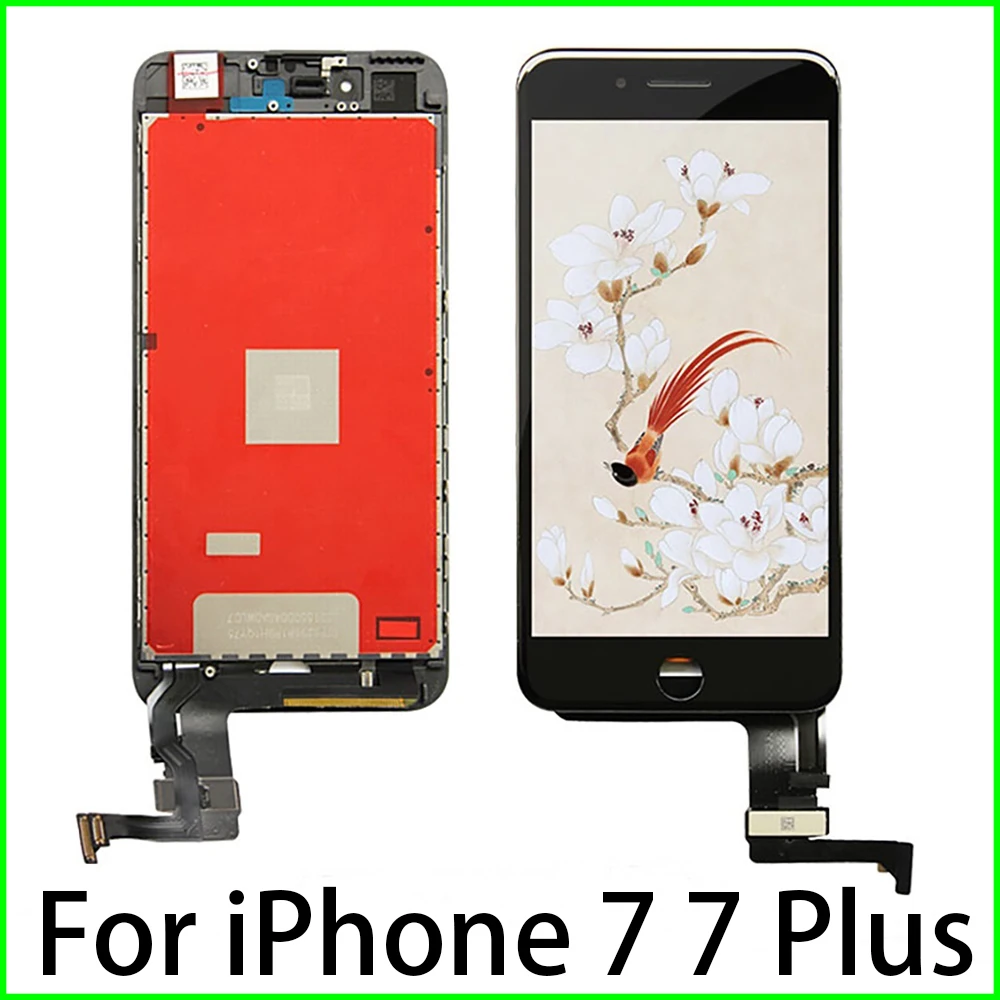 Черный/белый ЖК дисплей Ecran для iPhone 7 Plus запасной дигитайзер экран без битых