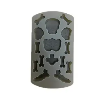 

Halloween Human Body Skeleton Decor Silicone Mold Jewelry Findings Pendant Accessory Charms Handmade cabochon Epoxy Resin Craft