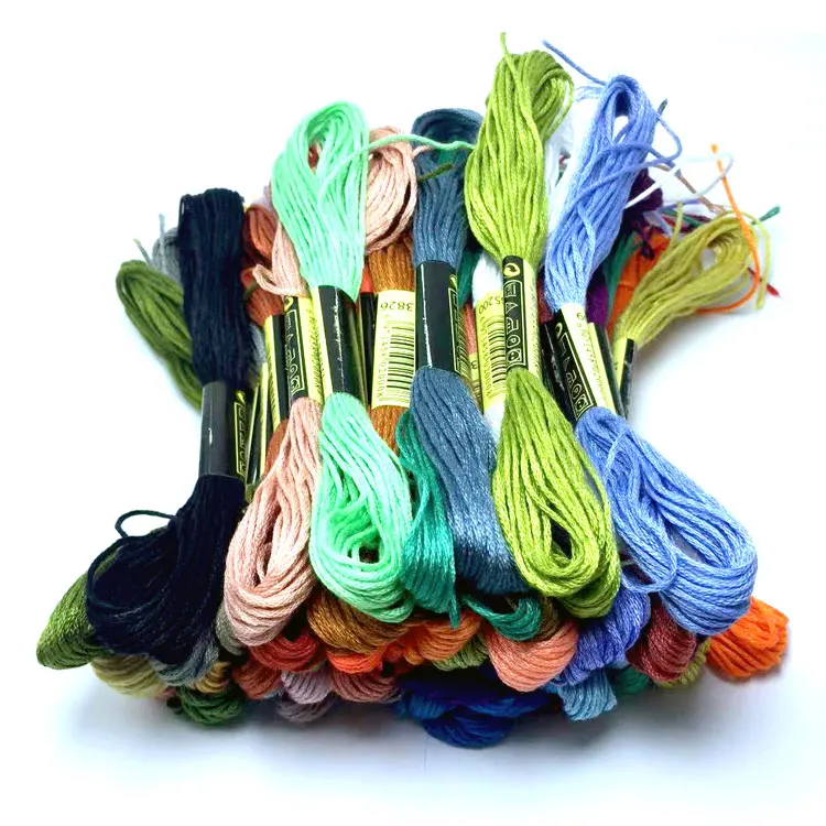 FF cxc 8 цветов вышивка крестиком нить для вышивки нитью шитье, моток пряжи ремесло DIY браслет плетеный