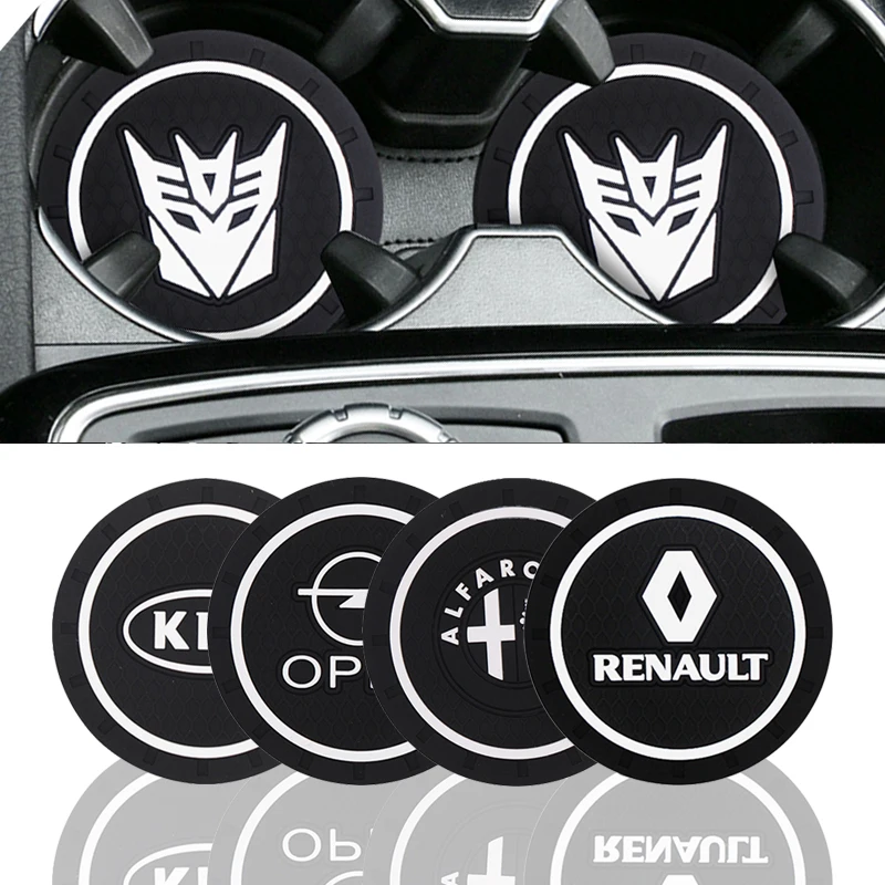 

1pcs 2.83inch Car Cup Holder Silicone Coaster for Nissan Alfa Rome Kia Toyota Seat Fiat Chevrolet Ford Peugeot Citroen Renault
