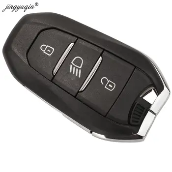 Keyforkess 434Mhz FSK 4A Chip Car Remote Key per Peugeot 3008 5008 2016 Citroen C3 C5 Smart Control Keyless Entry fob faro - Jingyuqin 434Mhz FSK 4A Chip Car Remote Key per Peugeot 3008 5008 2016 Citroen C3