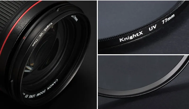 KnightX FLD UV CPL ND Star поляризационный grad фильтр для объектива камеры для canon nikon 49 мм 52 мм 55 мм 58 мм 62 мм 67 мм 72 мм 77 мм