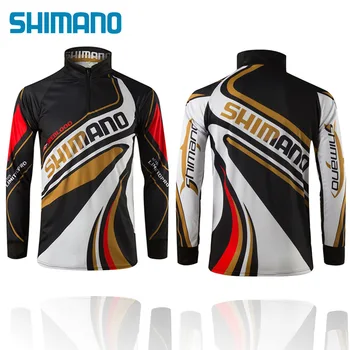 

Fishing Clothing Men Quick Dry Breathable Fishing Shirts Long Sleeve O-neck Thin Anti-UV Fishing Clothes Men Cycling Sports wear