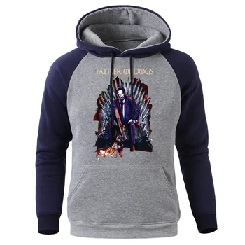 

2020 Mens Sports Hoodies John Wick Father Of Dogs Brand Tracksuit Spring Fleece Male Brand Sweatshirt Vintage Streetwear Clothes