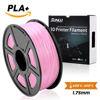 

PLA Plus Filament 1kg PLA+ High Toughness Non-toxic Pink Color 1.75mm FDM 3D Printer Material Tolerance +/-0.02 Filaments 330m