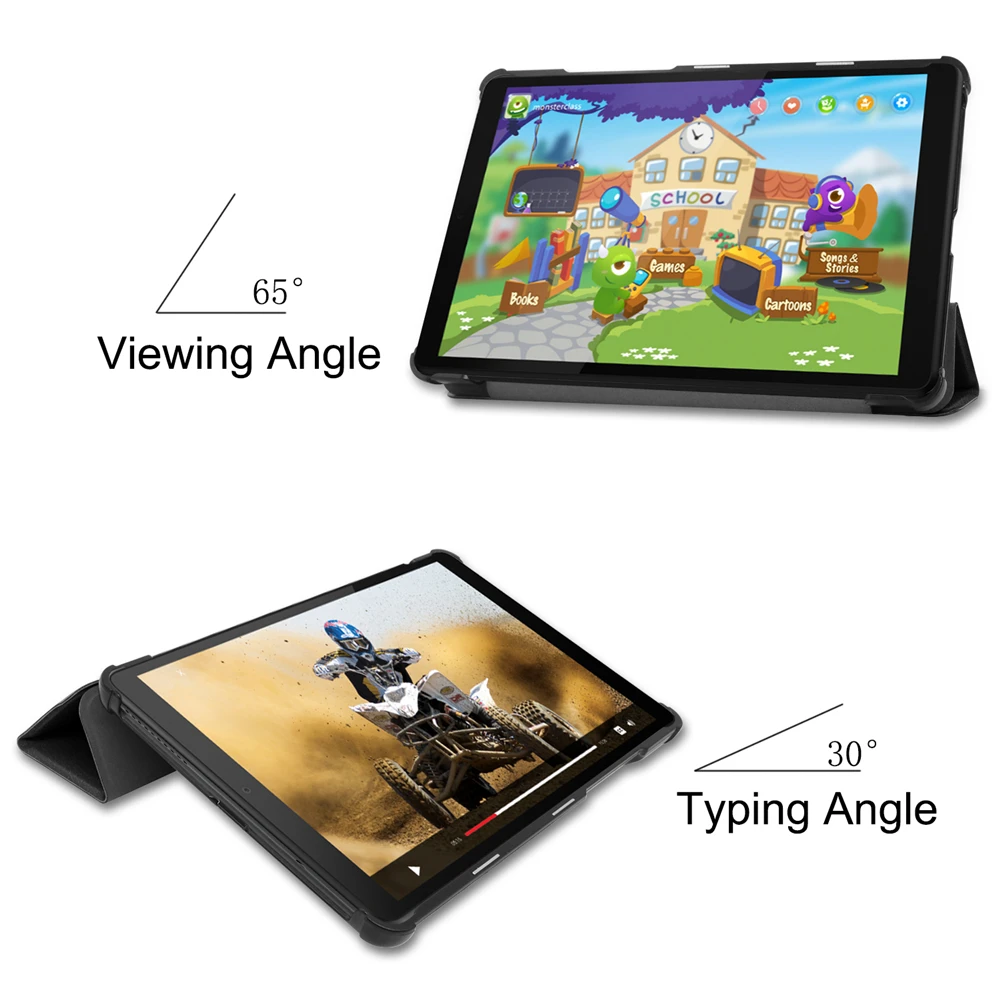 Чехол для планшета Lenovo Tab M8 HD TB 8505X тонкий книжка из искусственной кожи Для
